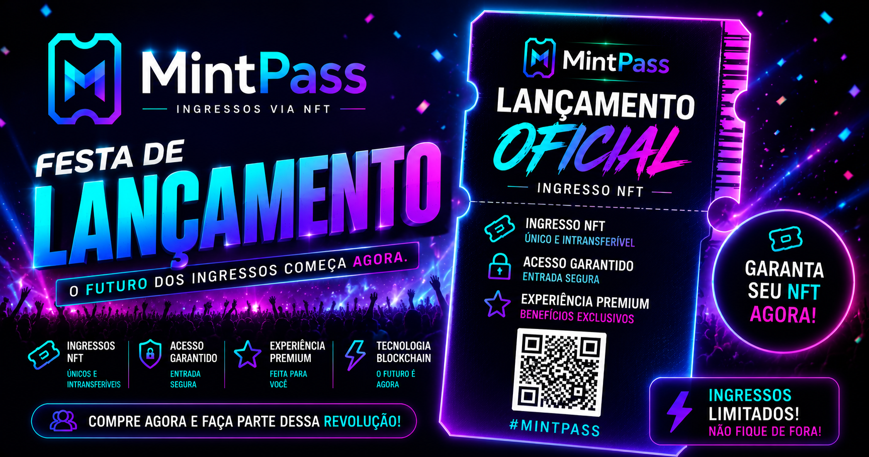Festa de Lançamento MintPass